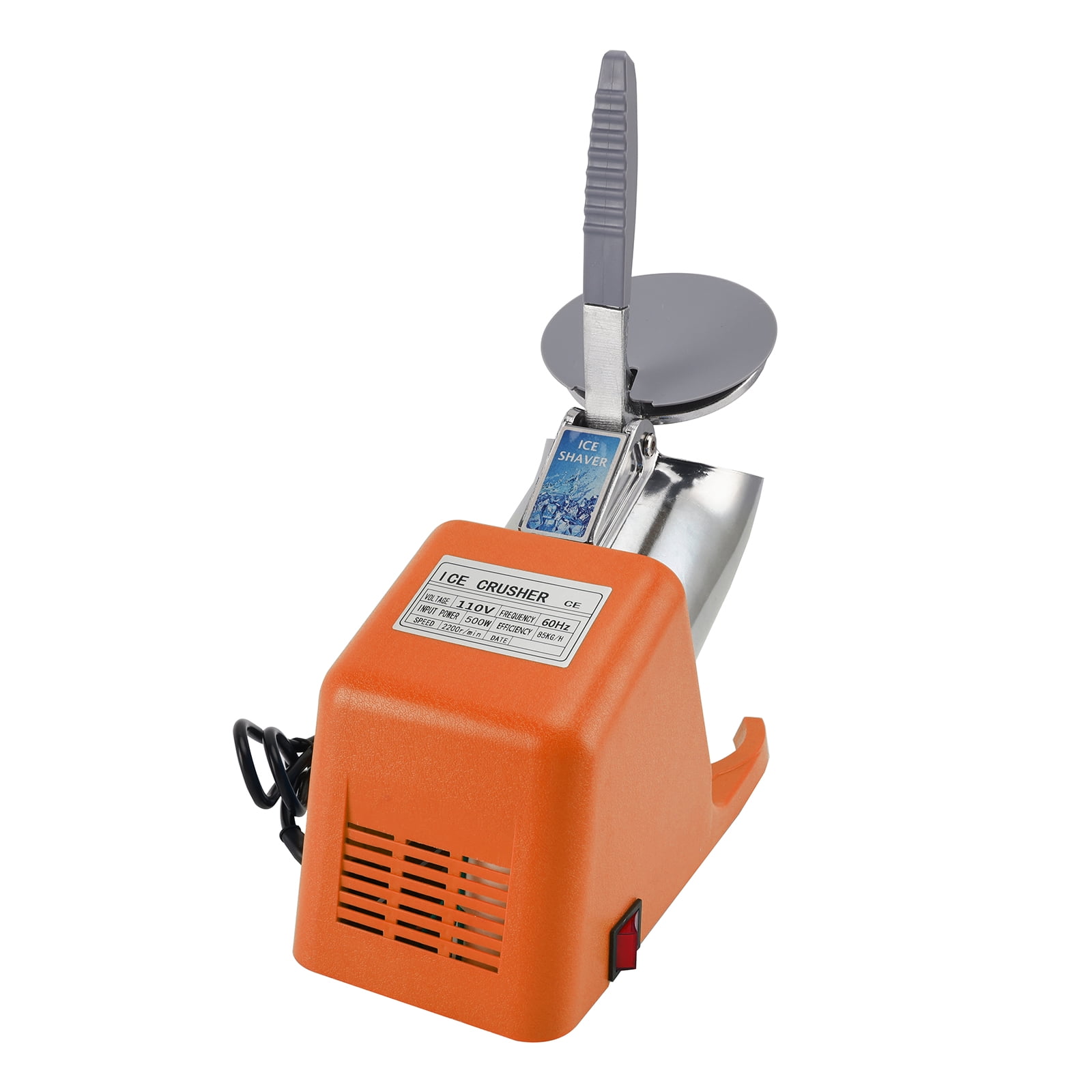 Electric Ice Crusher Shaver Snow Cone Maker Machine Dual Blades 143LBS/HR