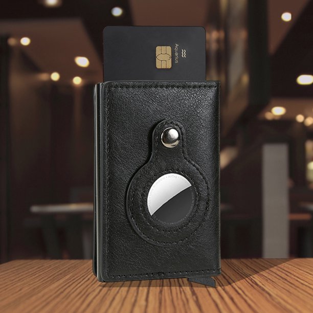 Titular De La Tarjeta Bancaria Titular De La Tarjeta Bancaria Antirrobo Pu Id Titular Moda Hombres Trabajando Compras (Negro) Likrtyny Para Estrenar