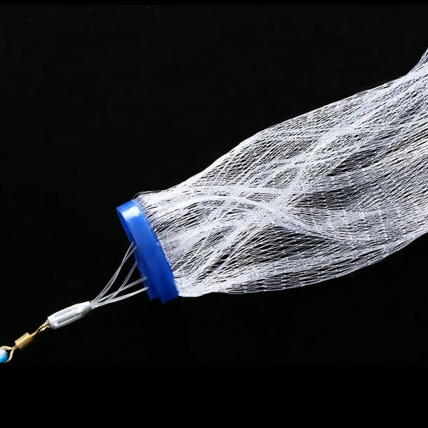 Anself Fishing Casting Net 7.8ft Fishing Net Saltwater Freshwater Bait Fish Net Hand Cast Fishing Net With Weights