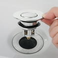 thumbnail image 7 of Universal Bathroom Sink Stopper with Hair Catcher, for 1 1 /4" ~1 1/2" Inch Drain Hole, Spring Core Bathtub Drain Cover, Pop Up Sink Plug Basin Drain Strainer, 7 of 7