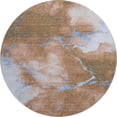 thumbnail image 2 of Addison Rugs Mayfield Premium Machine Washable Transitional Abstract Terracotta Round Rug, 8' x 8', 2 of 6