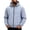 Blue, variant on Abomasnow Men's Rain Jackets Plaid Full Zip Long Sleeve Waterproof Windbreaker Hooded Raincoat Casual Lightweight Jackets with Pockets for Travel Hiking Running Fishing XS-2XL