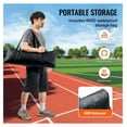 thumbnail image 5 of Barricade Backstop Net 12x9ft, Ball Sports Barrier Netting, Portable Practice Net with Carry Bag, Baseball Softball Lacrosse Soccer Training Protection, 5 of 7