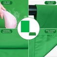 thumbnail image 6 of Mgaxud High-Density Polyester Green Screen for Photography and Video - Reusable, Machine Washable, Lightweight and Foldable Chromakeying Background Curtain Ideal for Portraits, 6 of 7