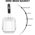 thumbnail image 5 of ABCISI Fryer Basket, Deep Fry Basket With Handle, French Fry Chips Baskets for Commercial/Home Use, Stainless Steel Strainer Cooking Tool for Kitchen Frying Pasta Spaghetti, 5 of 9