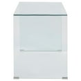 thumbnail image 4 of Coaster Highsmith Contemporary Clear Bent Glass Writing Desk, 4 of 7