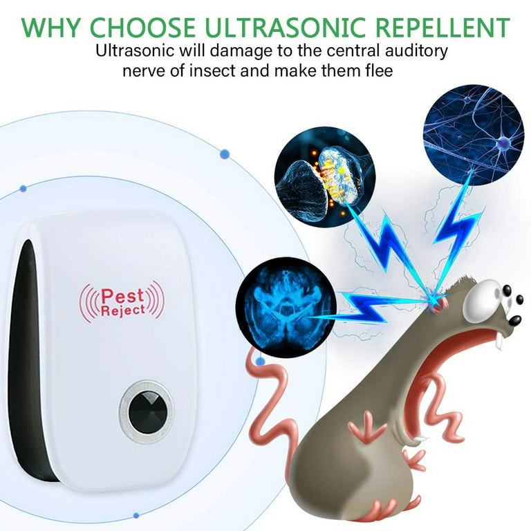 New Pest Reject Ultrasonic Pest Repellent Electronic Plug in