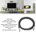 thumbnail image 4 of Coaxial TV Cable, Satellite Television Cable Gold Plated Durable Safe Interference  9.5mm Male To Male  For Set Top Boxes, 4 of 8