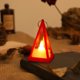 thumbnail image 5 of Luz ambiental de vela electrónica | Mini lámpara de aceite sin llama luz nocturna | Decoración festiva | Funciona con pilas | Brillo suave y cálido | Linterna de plástico portátil | 8x4.4cm | Bronce, 5 of 6