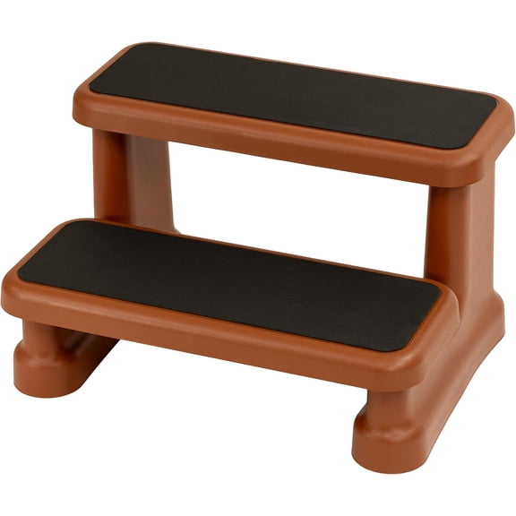 TWQP Anti-Slip Spa Step 16.5 Inch 300 Lbs Compact with Rubberized Treads for Hot Tub