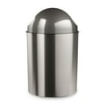 thumbnail image 6 of Umbra 2.5 Mezzo Plastic Swing Top Lid Bathroom Trash Can, Silver, 6 of 13