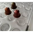 thumbnail image 3 of Greyas CM 3149 Clear Polycarbonate Chocolate Mold Candy Mould with 24 Bell Cavities, Each 30.5mm Diameter x 24.5mm High, 3 of 5
