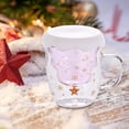 thumbnail image 4 of Taza navideña Espresso Decorativa Elegante Bebida Doble Pared con Tapa para Rosa, 4 of 8