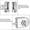 thumbnail image 3 of 10~12mm Semicircle Door Lock Stainless Steel, 3 of 5