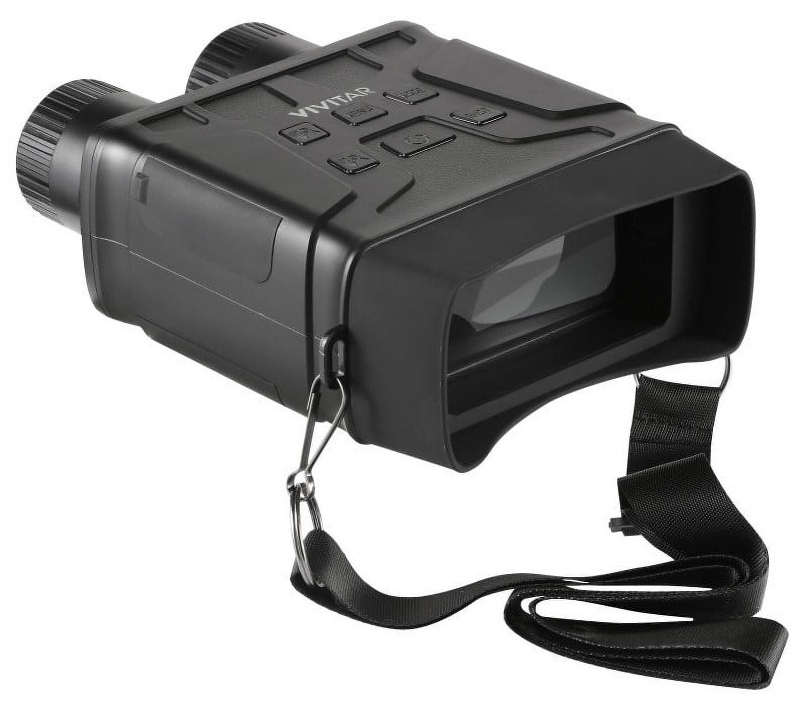 Vivitar Digital Night Vision Binocular 1080P Camera, 5x Zoom for Night Vision Pictures and Video, Black