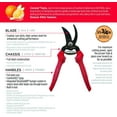 thumbnail image 4 of Corona Clipper BP 3214D Pruning Shear, 3/4 in Cutting Capacity, Stainless Steel Blade, Bypass Blade, 4 of 8