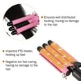 thumbnail image 3 of MINKUROW 3 Barrel Curling Iron,1 Inch Hair Waver Curling Iron Adjustable 25mm Curling Iron for Long or Short Hair Heat Up Quickly Last Long Waver Iron Wand for Women Pink, 3 of 6
