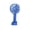 A Mini Fan Blue, variant on Portable Fan Powerful Handheld Fan Cute Design 3 Speed Personal Small Desk Fan With Base Lightweight Makeup USB Rechargeable Fan For Stylish Girl Women Travel Indoor Outdoo