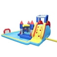 thumbnail image 3 of CIPACHO 10 in 1 Inflatable Slide Water Park with Splash Pool, Water Gun, Basketball, Climbing Wall, Dual Pools, Soccer and Blower, 3 of 8