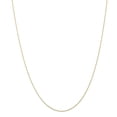 thumbnail image 2 of Auriga Fine Jewelry 10K Yellow Gold .5 mm Carded Cable Rope Chain Necklace for Women 16", 2 of 7