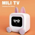 thumbnail image 3 of Mini Robot de TV Altavoz, Altavoz Portátil Con Pantalla de 2.01 Pulgadas, RelOJ Personalizable, Modo de Álbum Gif, Decretación Linda para Dormitorio, Sala de, 3 of 7