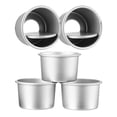 thumbnail image 4 of Juego de 5 moldes redondos para pasteles de aleación de aluminio con fondo desmontable., 4 of 7