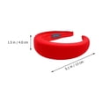 thumbnail image 2 of unbranded 4Ud Diademas Anchas En Colores Variados Para Uso Diario Y Eventos, 2 of 8