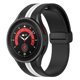 thumbnail image 2 of Correa de reloj de silicona para Samsung Galaxy Watch5/5 Pro/4/4 Classic (negro blanco) Ehuebsd Para estrenar, 2 of 8