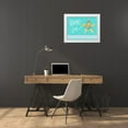 thumbnail image 3 of Loreth, Lanie 18x15 White Modern Wood Framed Museum Art Print Titled - Vitamin Sea, 3 of 4