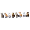 thumbnail image 4 of Raindrops 8 Pcs  Resin Owl Ornament Simulated Owl-Shaped Garden Birds Statue Sculpture Lawn Scene Decor, 4 of 8