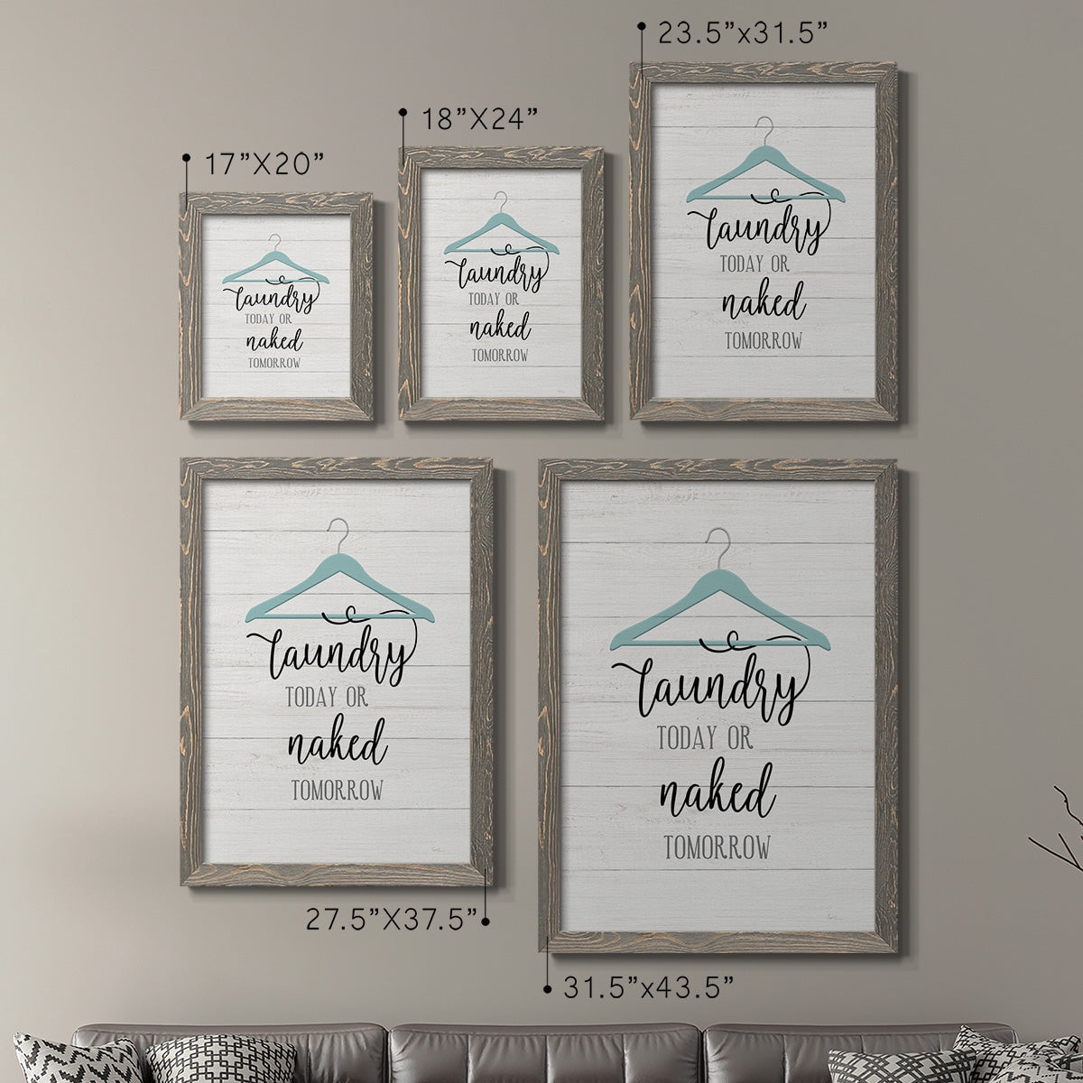 Naked Tomorrow - Premium Framed Canvas 2 Piece Set - Ready to Hang