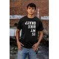 thumbnail image 4 of Is My Bike Okay Motorcycle Biker Men's Graphic T Shirt Tees Brisco Brands S, 4 of 4