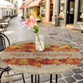 thumbnail image 6 of Pumpkin Fall Round Tablecloth for 36-44 Inch Tables,Fitted Table Cover with Elastic Edge,Thanksgiving Maple Farmhouse Corn Vintage Waterproof Outdoor Table Cloth Protector for Patio Garden Dinner, 6 of 9
