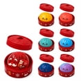 thumbnail image 7 of Mystery Christmas Glitter Dumpling Squishy, Colorful Cute Bao Dumplings Squeeze Balls Stress Relief Sensory for Holiday (Random), 7 of 7