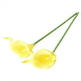 thumbnail image 2 of Fake Plants Promotion Sale! Nomeni Mini Pu Calla Lily Flower Simulation Flower Home Decoration Photography Props, Home Decor Clearance Sale Yellow, 2 of 6
