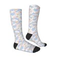 thumbnail image 3 of Haiem Orchids Flowers Socks, Funny Novelty Crazy Design Cotton Socks Sports Socks Knee High Socks For Men, Women,1Pairs - Gift For Working Friends, 3 of 9