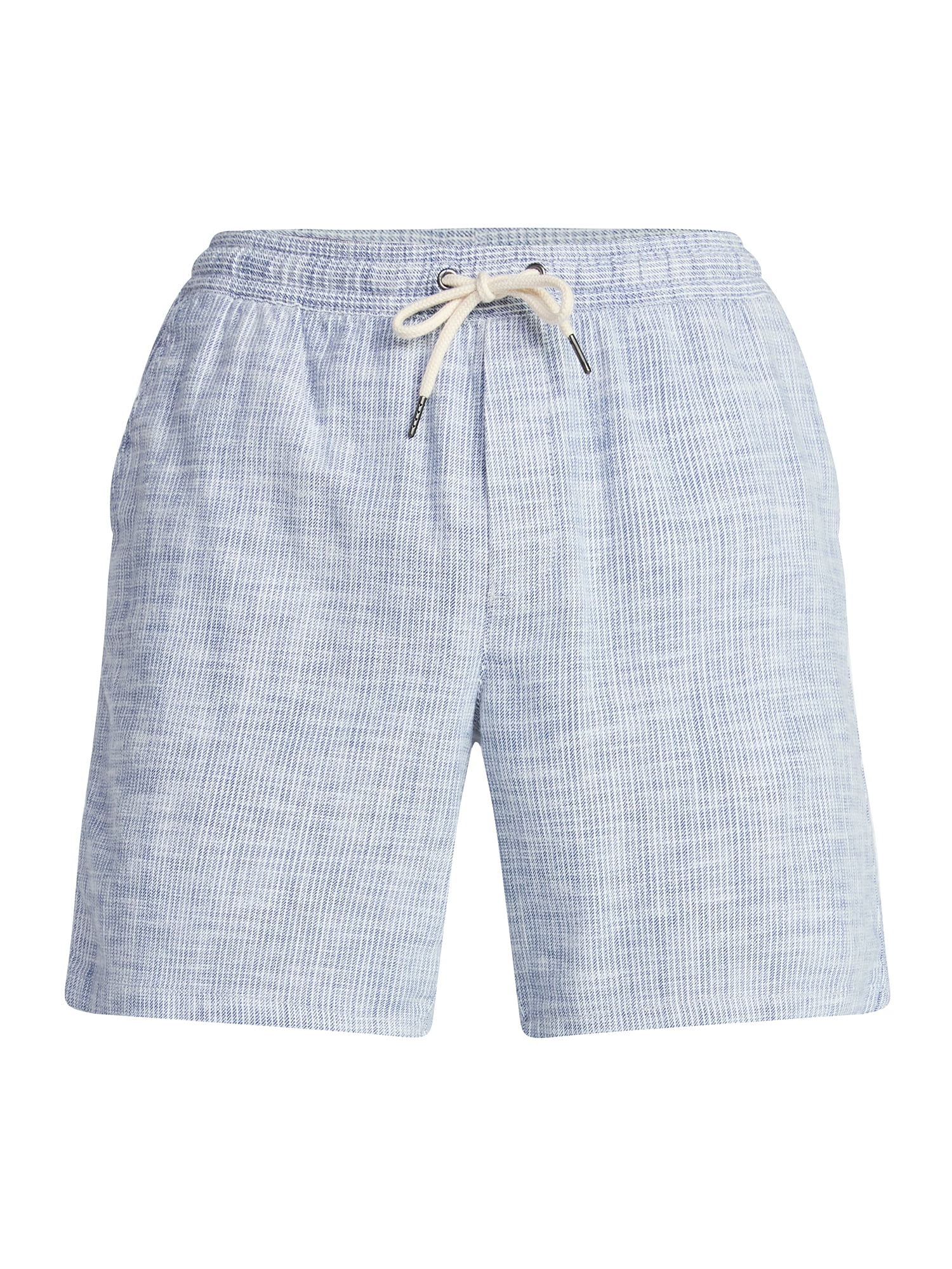 George Men's Yarn-Dye Pull On Shorts, 8" Inseam, XS-3XL