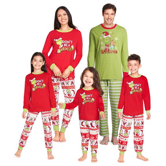 Mens Grinch Pajama Set