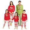 Merry Christmas Matching Family Pajamas Dad Mom Kids Grinch 2Pcs Pajama Sleepwear Outfits