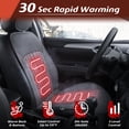 thumbnail image 3 of Paffenery 2026 Heating and Cooling Seat Cover Front Seat, 12V-24V Ventilated Cooling Car Seat Cushion, Cooled Seat Cover for Car SUV Truck Universal Fit, Fashion Grey, 3 of 20