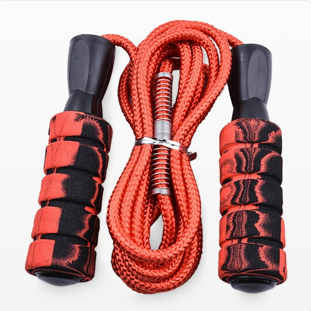 Corde à sauter fitness corde à sauter fitness entraînement corde à sauter  réglable poignée antidérapante corde