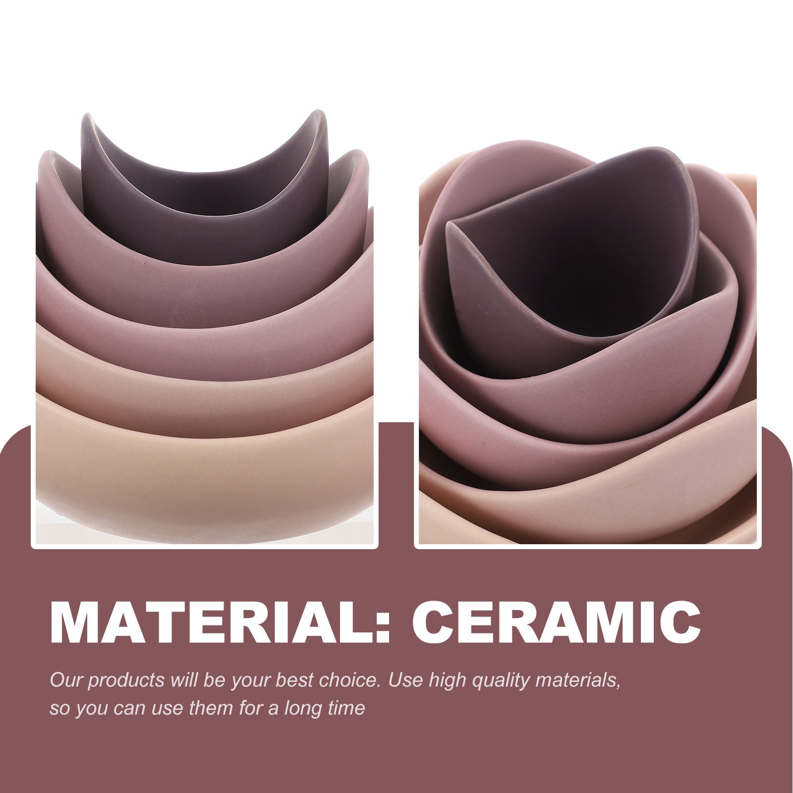 Supvox Ceramic Small Bowl Set - Decorative Tableware for Home Kitchen, 1 Set