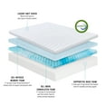 thumbnail image 5 of Bodipedic Essentials 12” Twin Tri Layered Plush Comfort Gel Memory Foam Mattress, 5 of 13