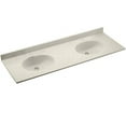 thumbnail image 6 of Swan Chesapeake Solid Surface 61'' Double Bathroom Vanity Top, 6 of 7