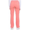 thumbnail image 4 of Dickies EDS Essentials Medical Scrubs Pant for Women Mid Rise Straight Leg Drawstring DK010, L, Ravashing Coral, 4 of 7