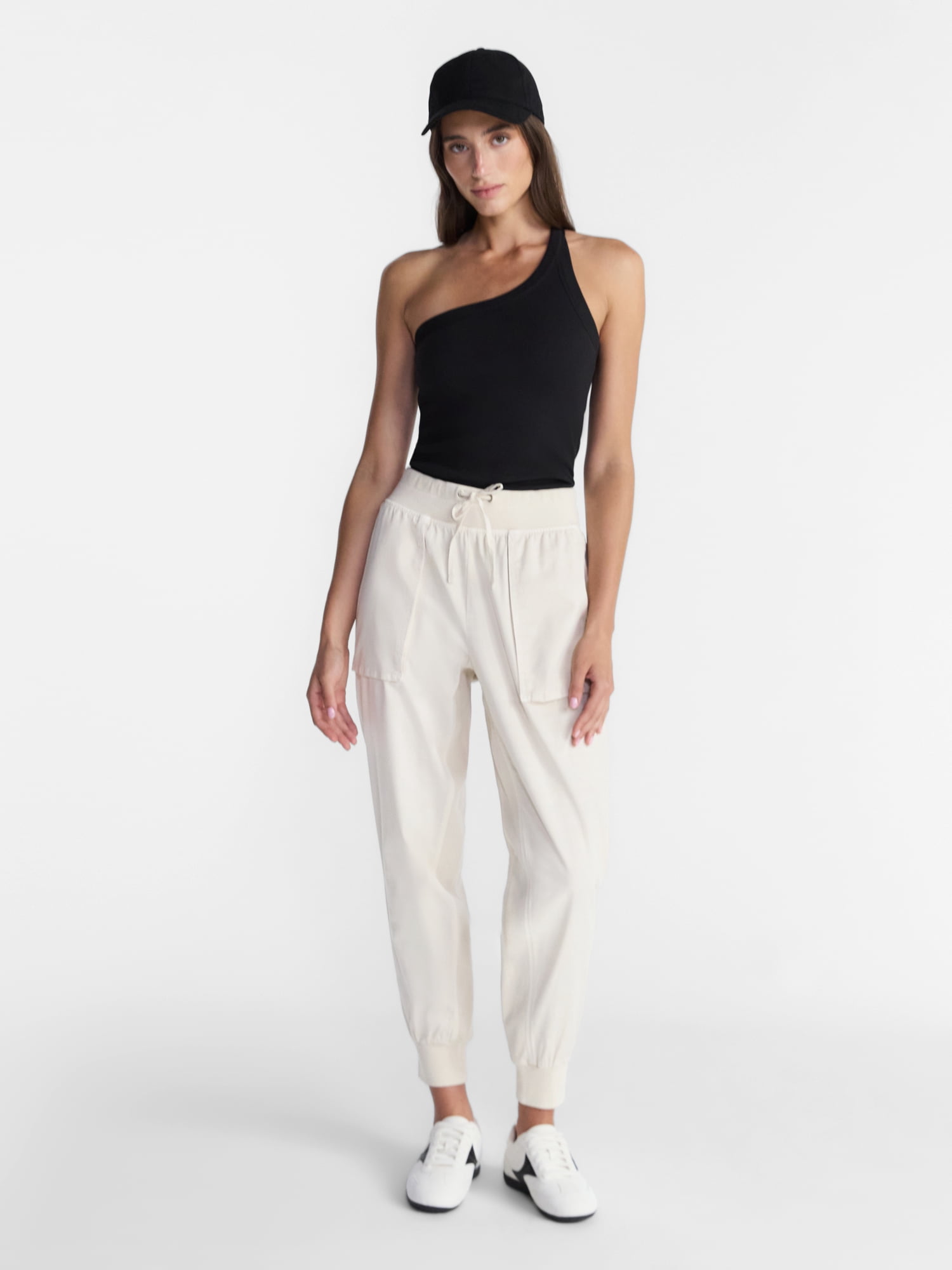 Avia Women's and Women's Plus Relaxed Fit Joggers, 28'' Inseam, Sizes XS-4X