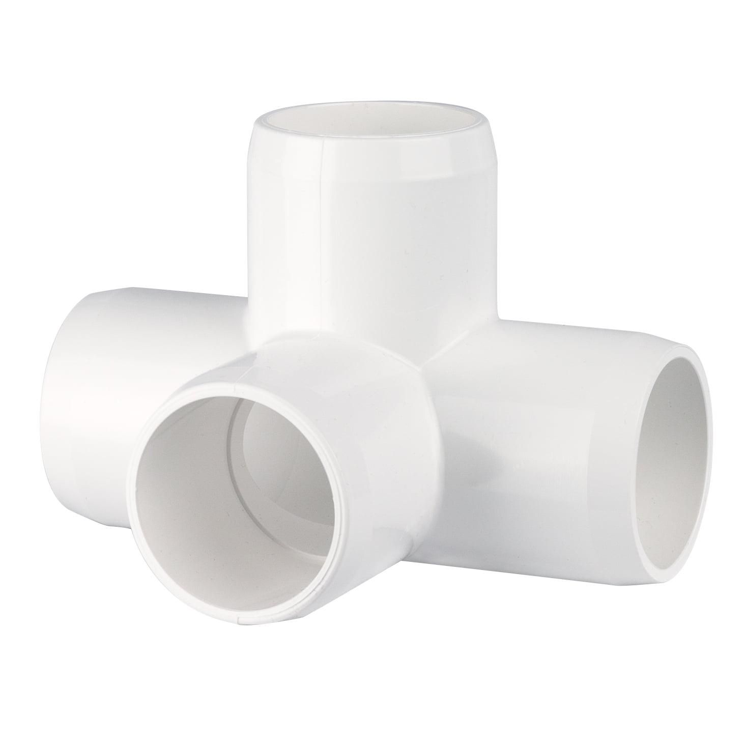 4 way L/T 1" Furniture Grade PVC Fitting
