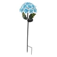 thumbnail image 2 of Solar Garden Lights LED Outdoor Decorative Lights Solar Hydrangea Flowers Lights Blue, 2 of 22