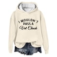 thumbnail image 1 of WEAIXIMIUNG Sweatshirt pour Femmes Col Rond Mode Féminine Imprimé Lettre Hoodie Décontracté Coupe Ample Pull Sweatshirt, 1 of 2