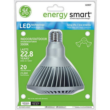GE Energy Smart LED Flood Bulb, 3 Bulbs